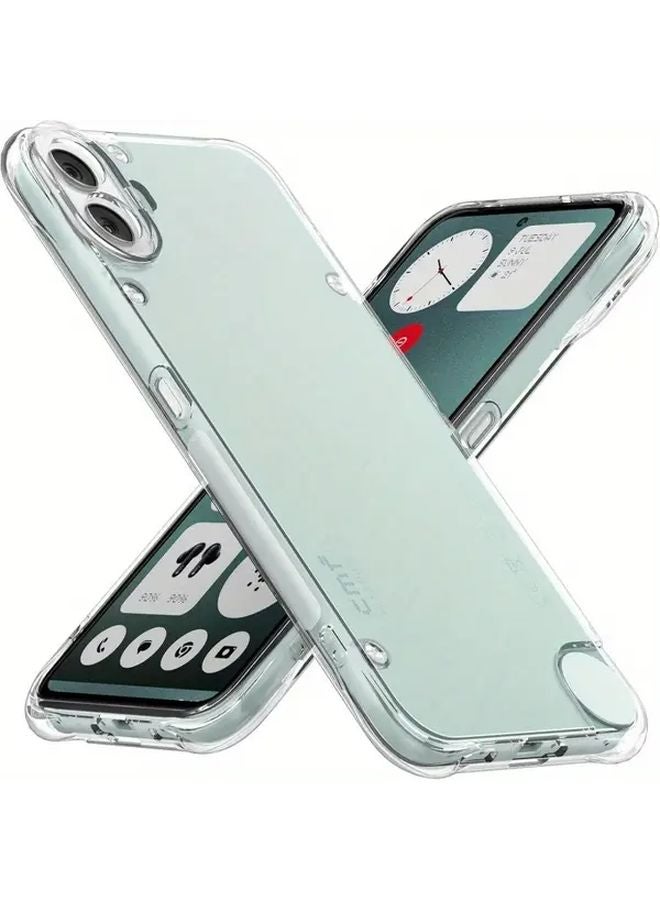 Transparent Soft TPU Protective Case For Nothing Phone 2a Plus With Reinforced Corners - Image 5